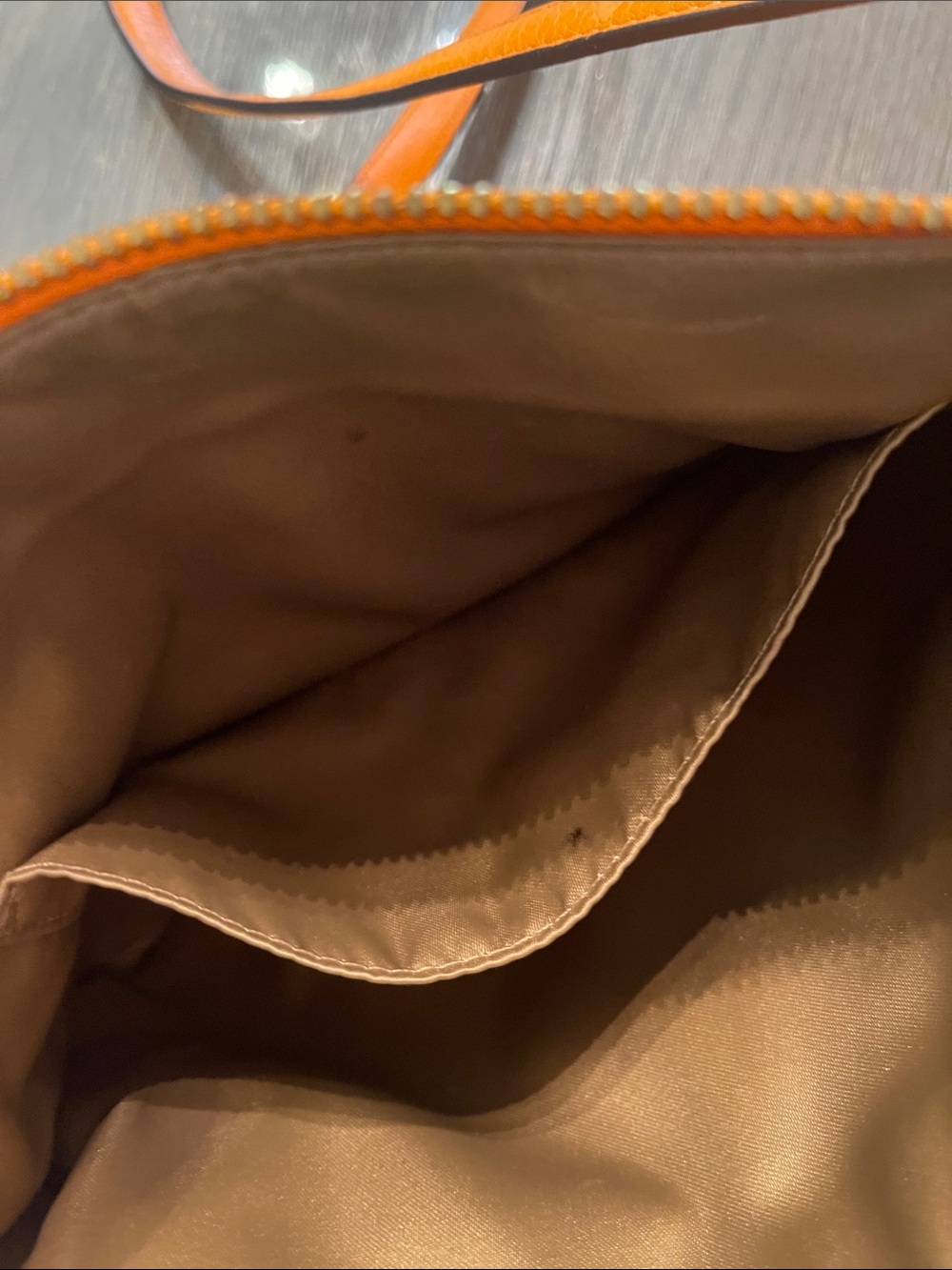 Coach Madison East West SwingPack Crossbody Bag Tangerine-Mandarin Orange F49993 - Picture 16 of 17